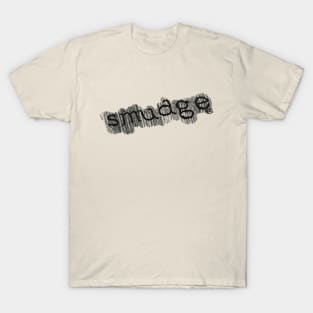 Smudge Writing T-Shirt
